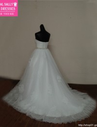 Robe De Mariage 2016 Lace Wedding Dresses  Jackets Bride Dress Beading Belt Romantic Wedding Gowns Vintage Wedding Dresses MH240