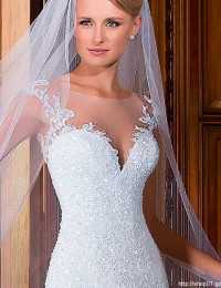 Long Veil Wedding Veil Bride Veil One Layer Soft Tulle Wedding Hair Accessories T-03