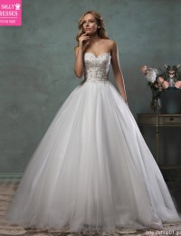Vintage Wedding Dress 2016 Ball Gown Bridal Gowns Robe De Mariee Wedding Gowns Sexy Vestidos De Novias Beaded Lace New W0409B