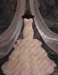 Actual Images Mermaid Wedding Dresses Lace Wedding Dress Beaded Summer Style Vintage Wedding Dress 2015 Vestido De Noiva MM-2